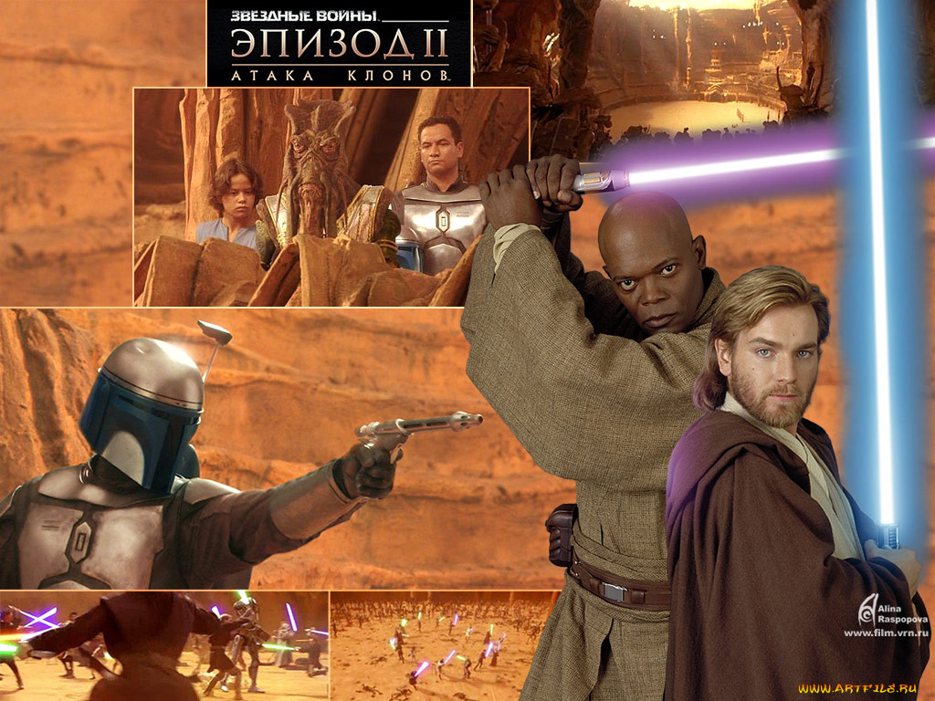 Обои Звездные войны II: Атака клонов Кино Фильмы Star Wars: Episode II -  Attack Of The Clones, обои для рабочего стола, фотографии звездные, войны,  ii, атака, клонов, кино, фильмы, star, wars, episode,